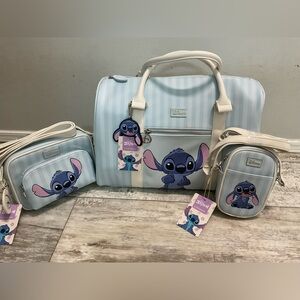 NWT Stitch Weekender bag and crossbody bag sets